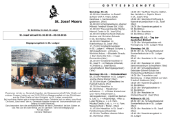 02.10.-09.10. - St. Josef Moers