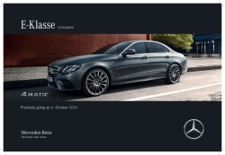 E-Klasse Limousine
