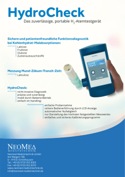 HydroCheck - Neomed Medizintechnik GmbH