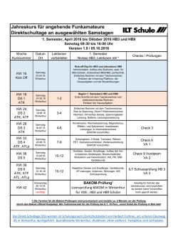 Jahreskurse HB3 und HB9 2016/2017 - ILT