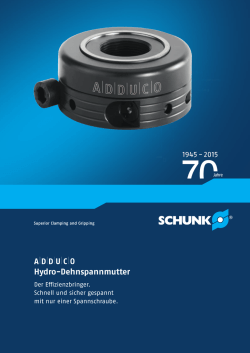 Hydro-Dehnspannmutter