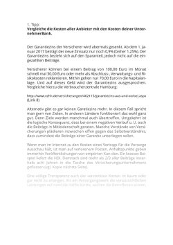 Informationen - Die UnternehmerBank