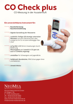 CO Check plus - Neomed Medizintechnik GmbH