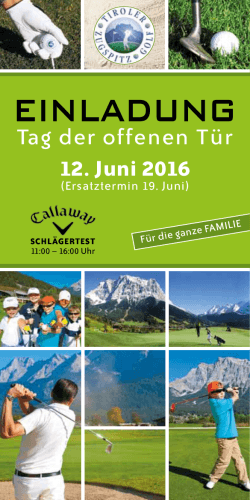 Tiroler Zugspitz Golf - Golfclub in Tirol Ferienregion Tiroler Zugspitz