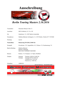 Berlin Touring Masters