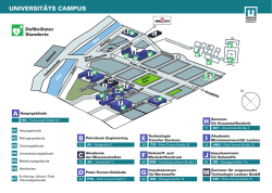 Lageplan Campus Montanuniversit&auml;t Leoben