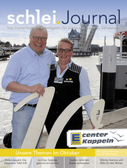 Unsere Themen im Oktober - Verlagskontor Schleswig