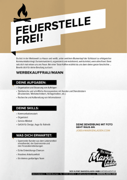 FEUERSTELLE FREI ! - Der kleine Markenladen