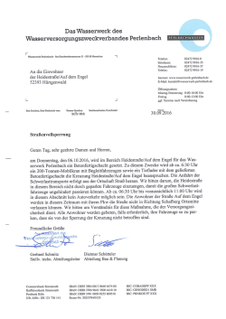 Das Wasserwerk des Wasserversorgungszweckverbandes