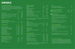 drinks - Hiltl