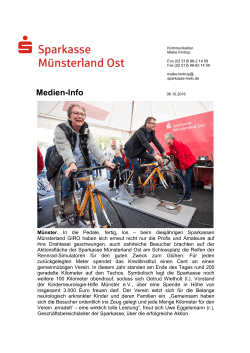 Medien-Info - Sparkasse Münsterland Ost