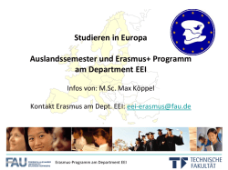Info - Friedrich-Alexander-Universit&auml;t Erlangen