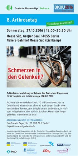Patiententag Flyer