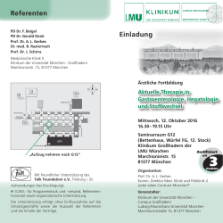 Einladung Referenten - Dr. Falk Pharma GmbH