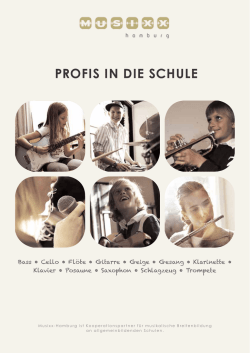 Info-Brosch&uuml;re als PDF - Musixx