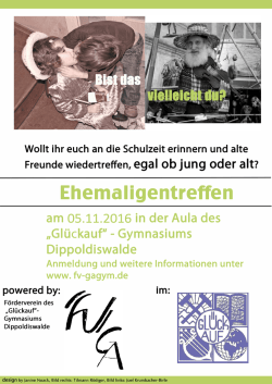 Ehemaligentreffen - Förderverein „Glückauf“