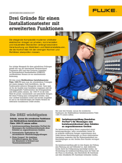 Drei Gr&uuml;nde f&uuml;r einen Installationstester mit erweiterten