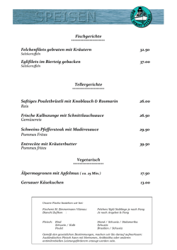 Hauptspeisen