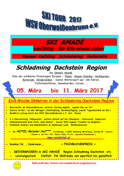 Ausschreibung - WSV Oberweissenbrunn eV
