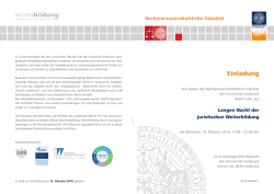 Einladung - Universit&auml;t Innsbruck