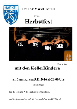 Herbstfest - TSV Marktl