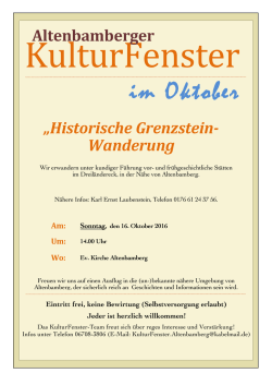 im Oktober - Altenbamberg