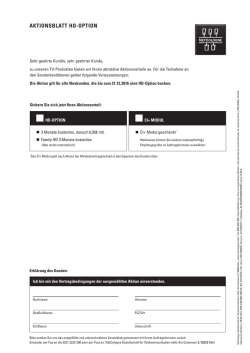 HD-Option Aktionsblatt29.09.2016, , 0,53 MB