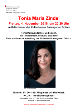 Tonia Maria Zindel