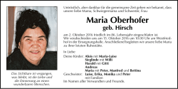 Maria Oberhofer