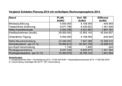 Drucksache V 19 - Anlage Vergleich Eckdaten