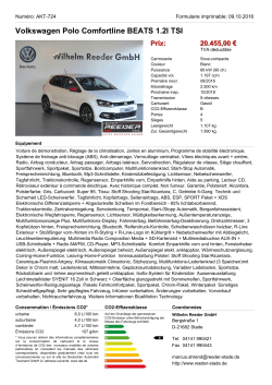 Volkswagen Polo Trendline CUP -Paket 1.0l