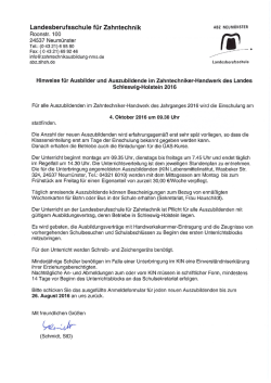 Informationsblatt
