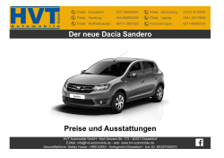 Sandero - HVT Automobile GmbH
