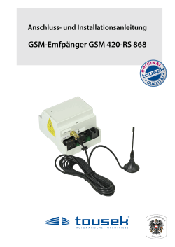 GSM-Emfpänger GSM 420