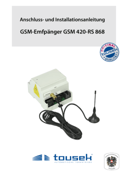 GSM-Emfp&auml;nger GSM 420