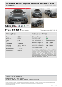 Inserat drucken - Autohaus K&auml;smann