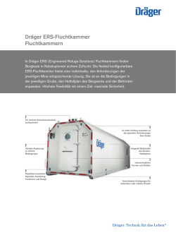 Dr&auml;ger ERS-Fluchtkammer