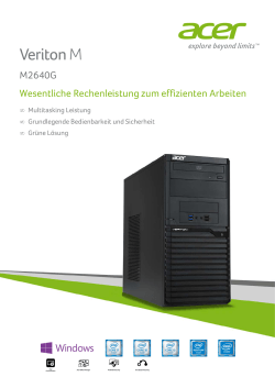 Serial Datasheet M2640G (German)