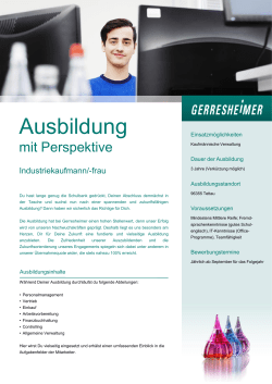 Industriekaufmann/frau