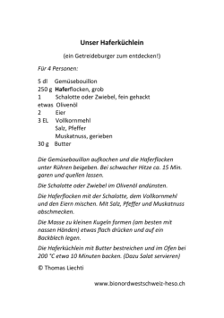 Hafer-Burger - Heso Bio Nordwestschweiz