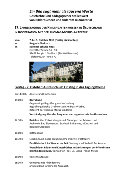 Jahrestreffen mehr hier - Kindergarten