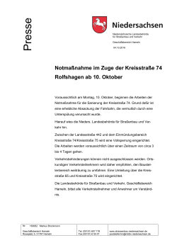 Presse– und Informationsstelle der Niedersächsischen
