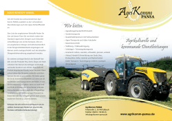AKP Flyer: Agrar-Rohstoff-Handel