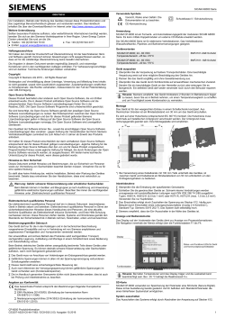 Produktinformation/Product Information AO-802x