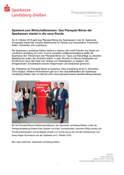 Pressemitteilung - Sparkasse Landsberg