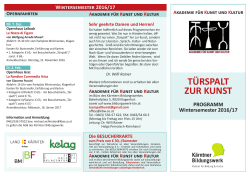 Tuerspalt zur Kunst Flyer WS 2016-17 A4 quer.indd