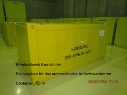 Kernkraftwerk Brunsbüttel Freigegeben für das atomrechtliche