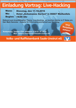 Jetzt informieren