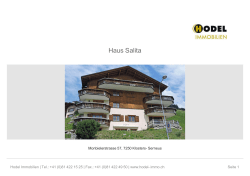 Haus Salita - Hodel Immobilien