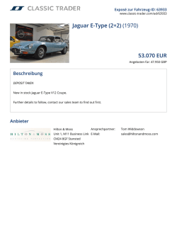 Jaguar E-Type (2+2) (1970) 54.393 EUR